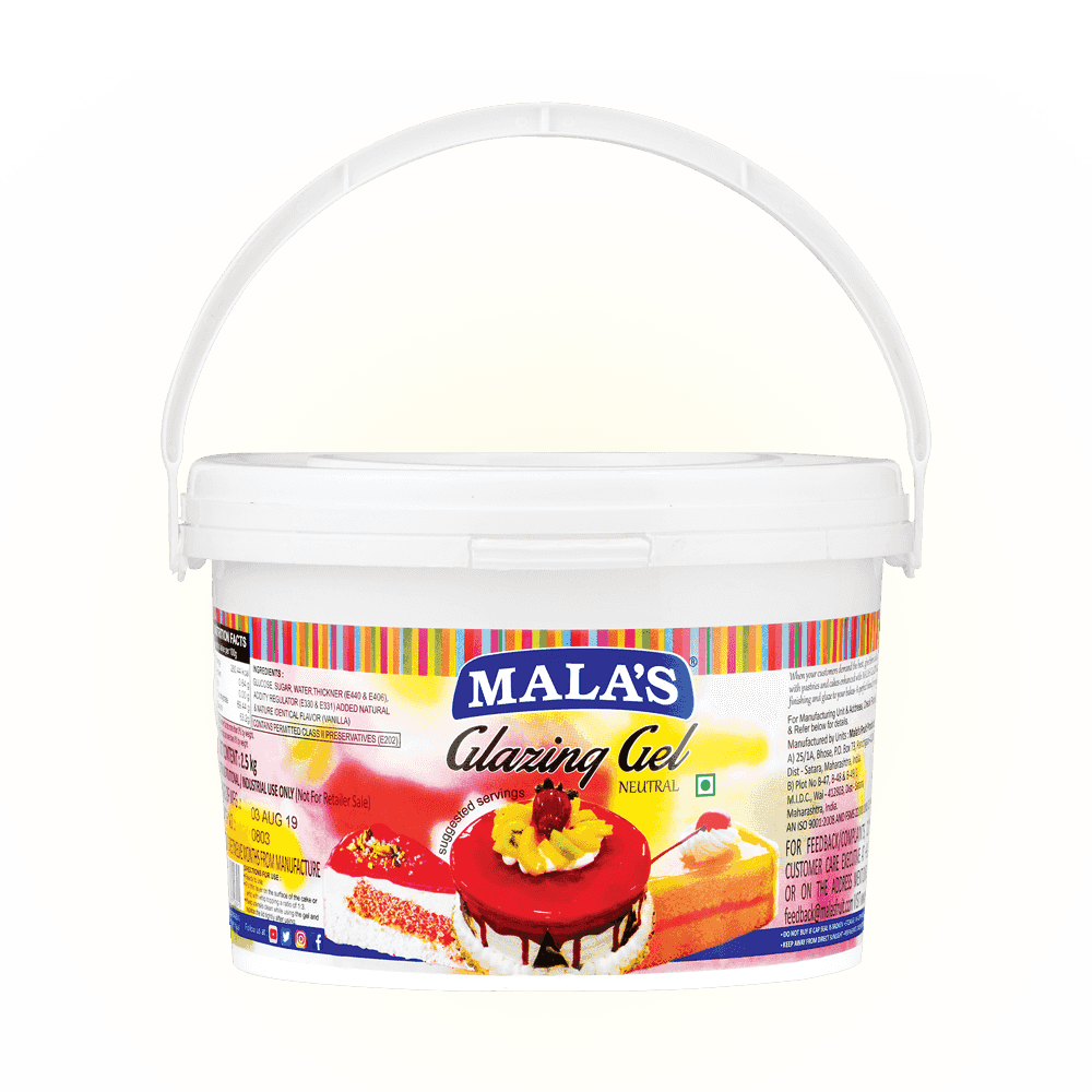 Mala's Neutral Glaze Gel 2.5kg Bucket