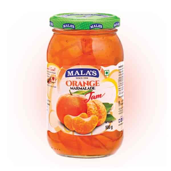 Mala's Orange Marmalade Jam 500g Glass Jar