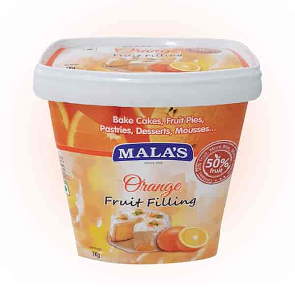 Mala's Orange Fillings 1kg Bucket