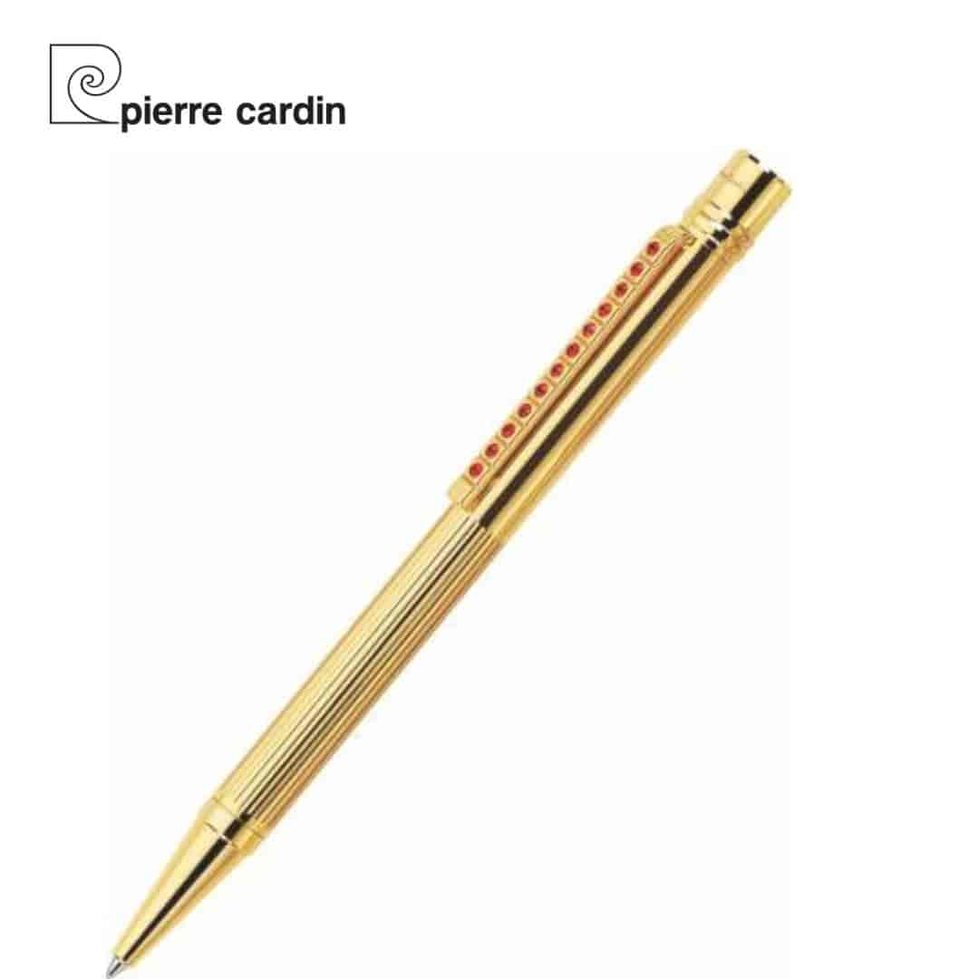 Pierre Cardian Victoria Bright Gold Ball Pen | Luxurious Gold