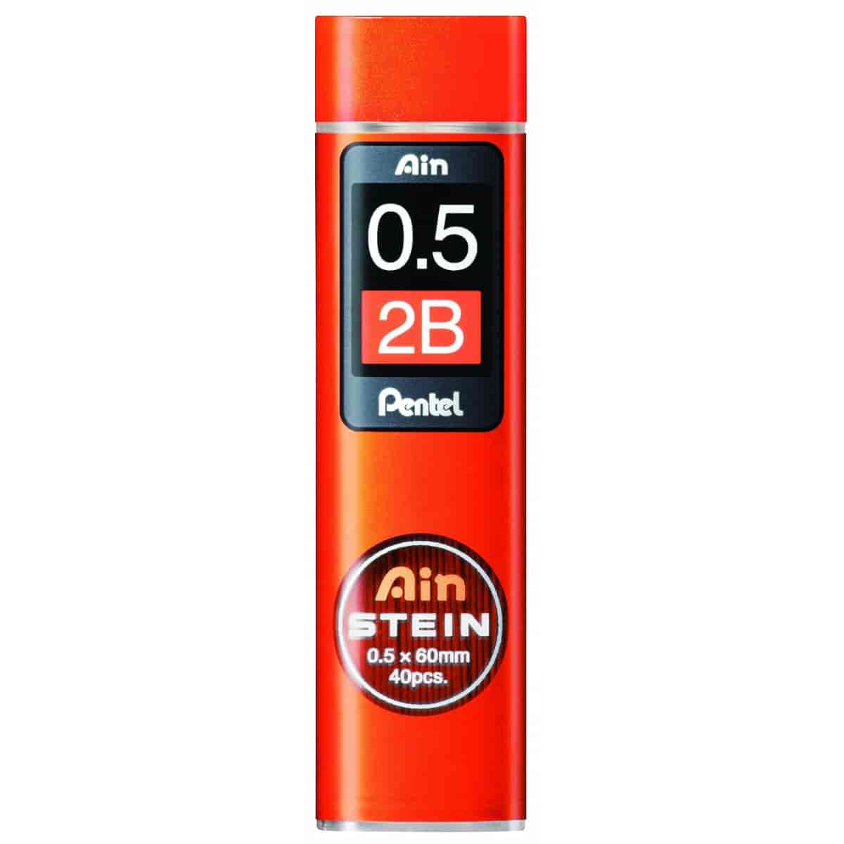 Pentel Ain Stein Mechanical Pencil Lead 0.5mm C273 2B