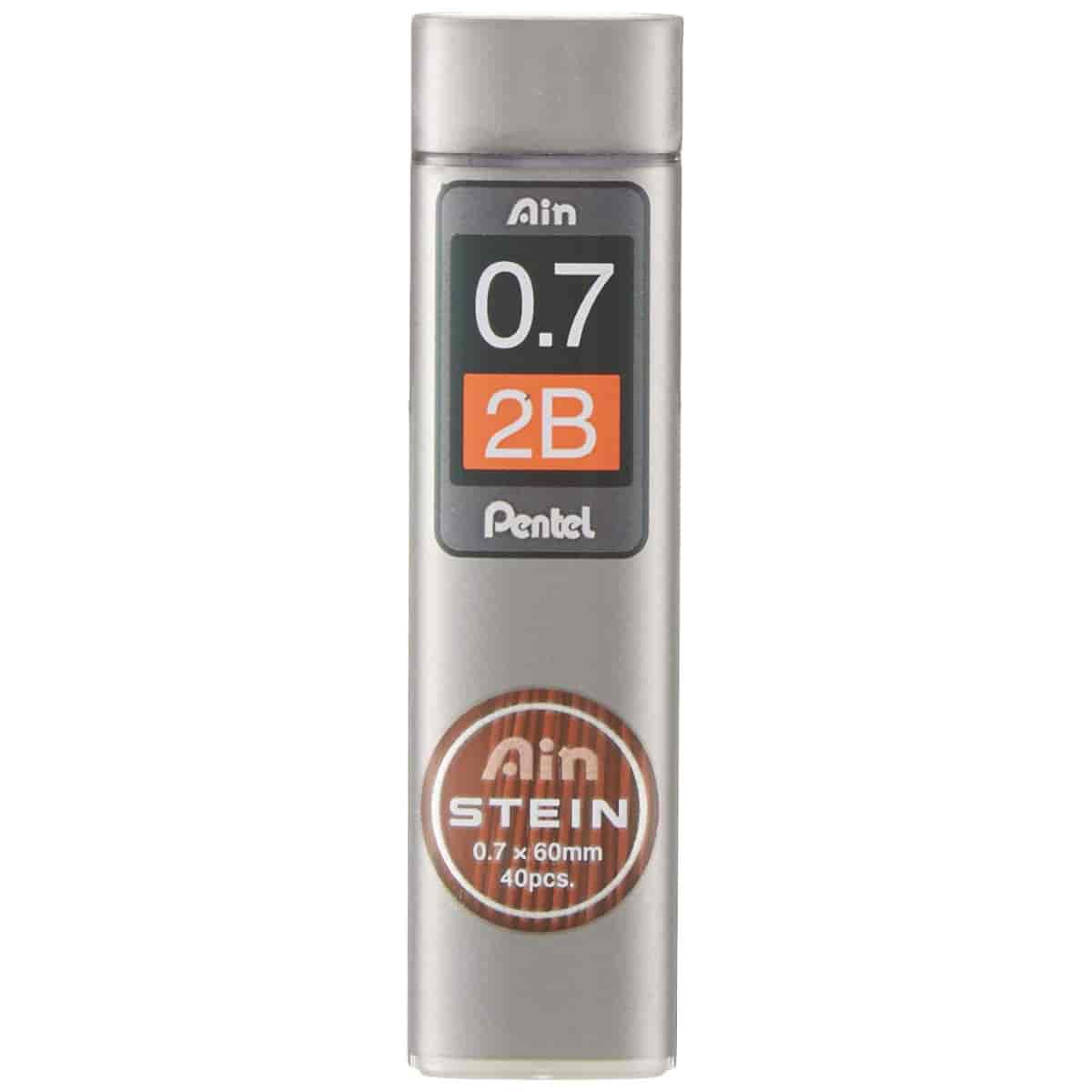 Pentel Ain Stein Mechanical Pencil Lead 0.7mm C277 2B