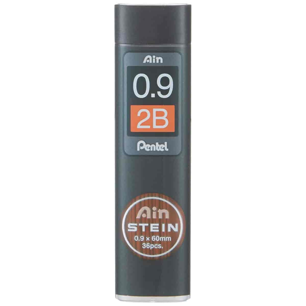 Pentel Ain Stein Mechanical Pencil Lead 0.9mm C279 2B