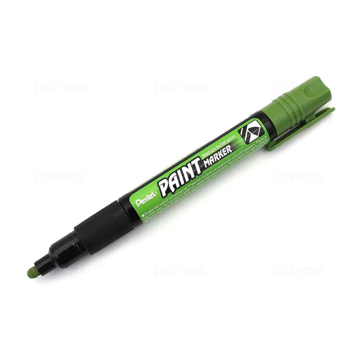 Pentel Paint Marker Medium Bullet Point Light Green MMP20