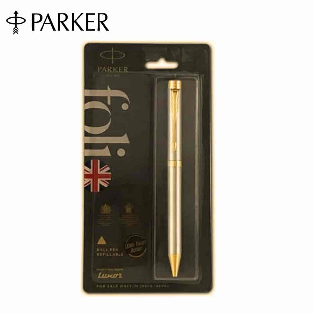 Parker Folio Stainless Steel Ball Pen GT