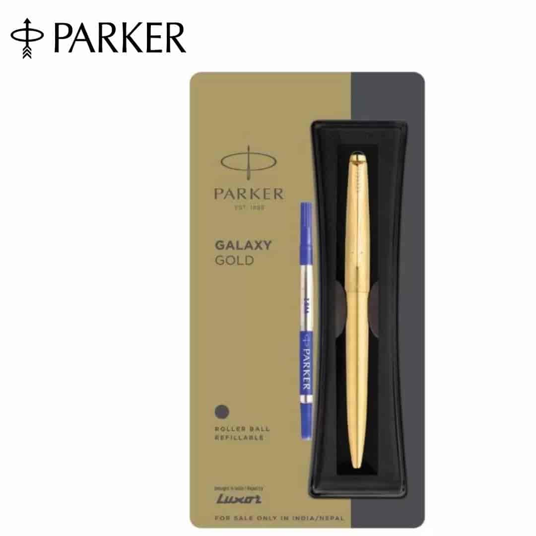 Parker Galaxy Gold Roller Ball Pen GT