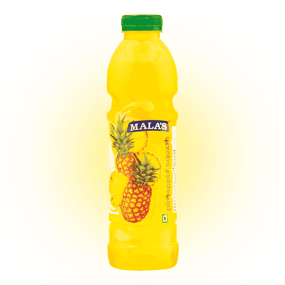 Mala's Pineappale Squash 750ml Pet Bottle