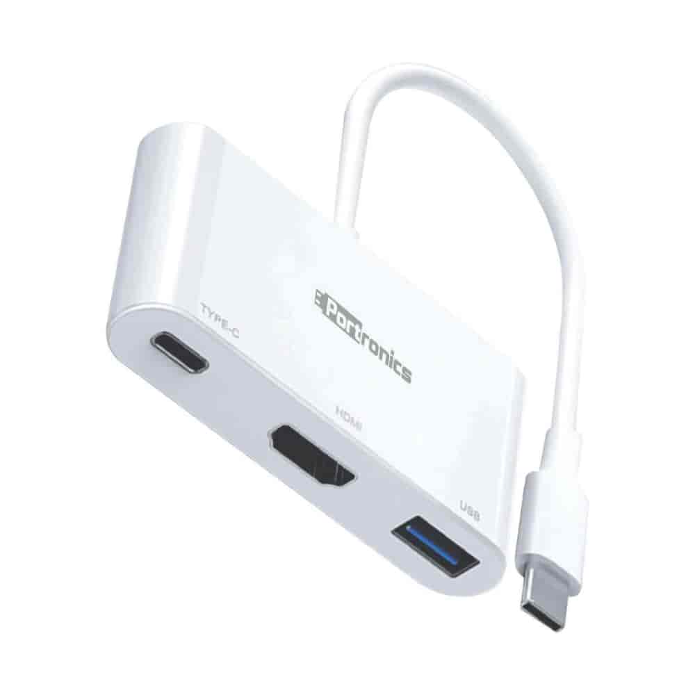 PORTRONICS C-KONNECT TYPE C TO MULTI PORT