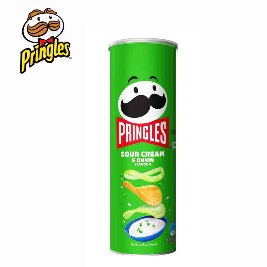 Pringles Sour Cream & Onion Jar, Potato Chip 107 G