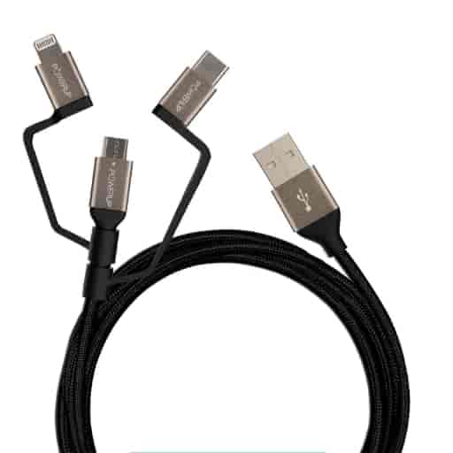 Powerup Stay Charged 3 In 1 Multiple USB Charging Cable