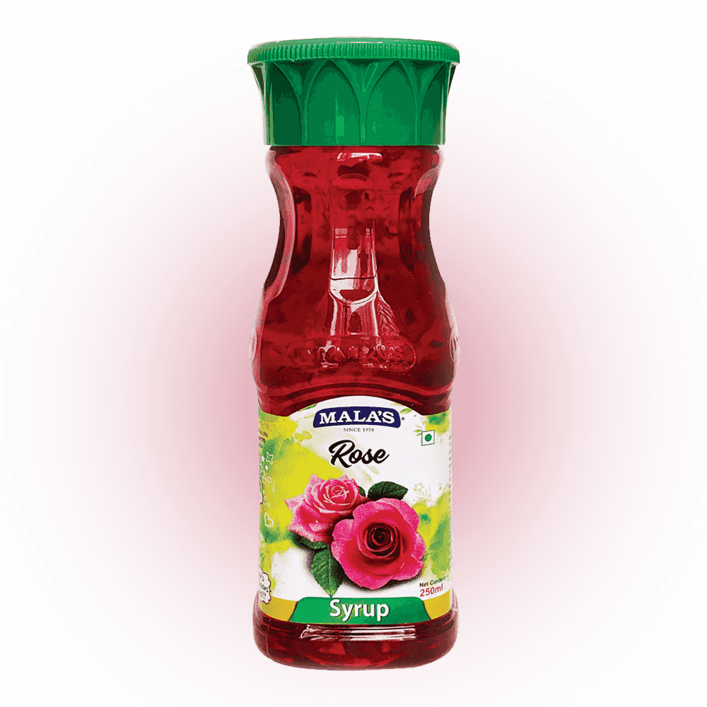 Mala's Rose Syrup 250ml Pet Bottle