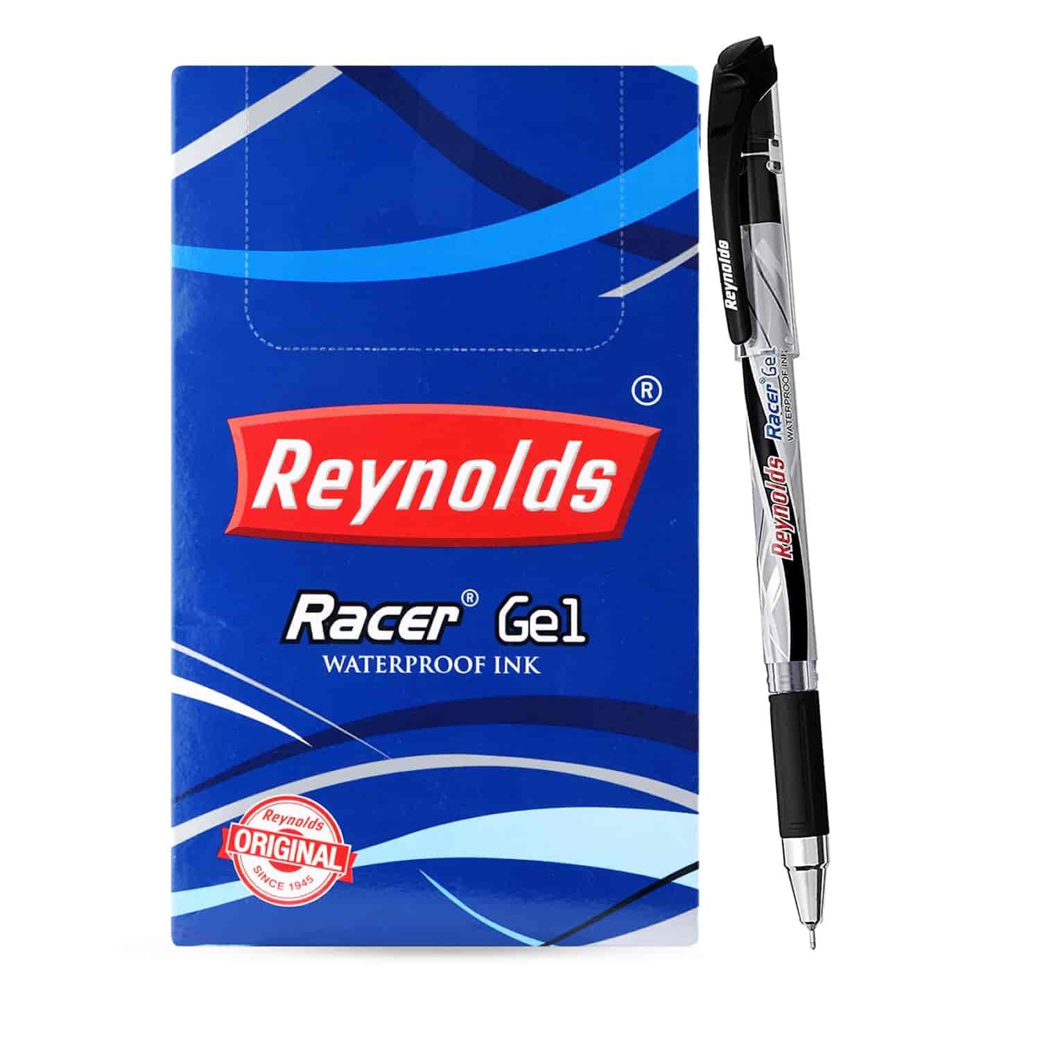 Reynolds Racer Gel Pen Black Pack of 20