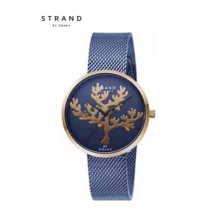 Strand By Obaku Coral Ocean Analog Watch - For Women