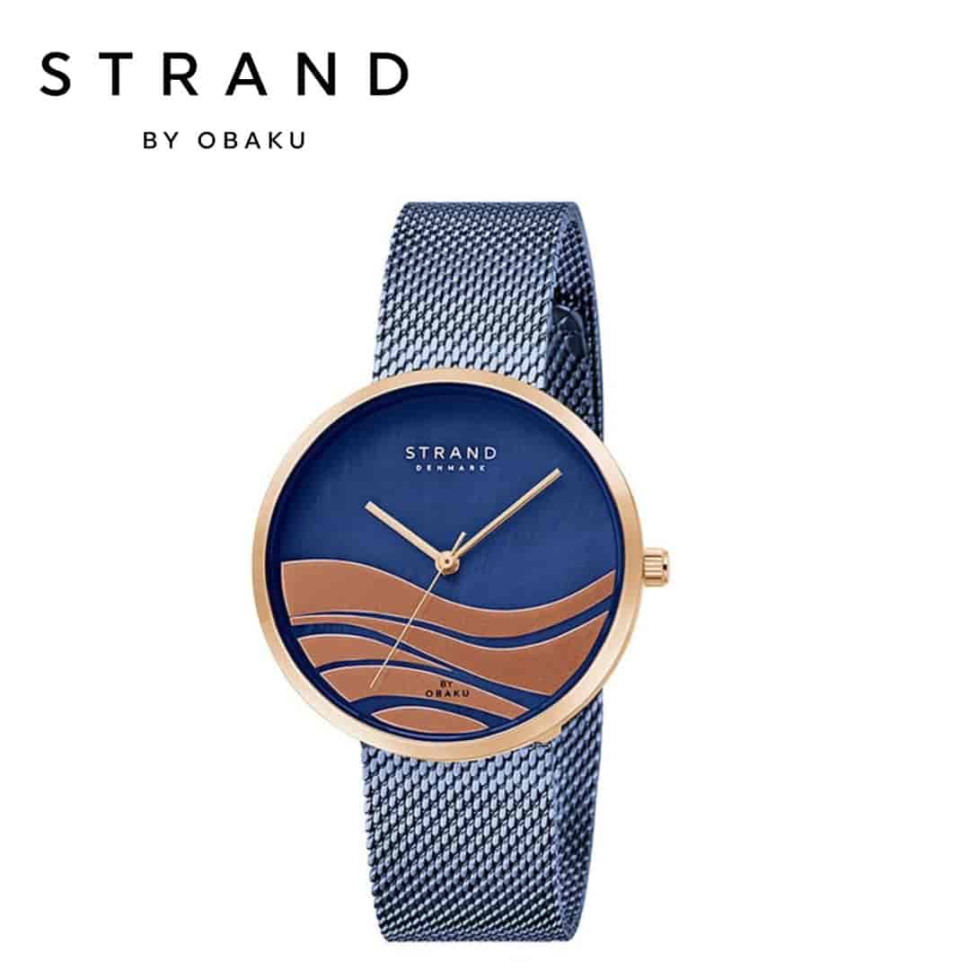 Strand By Obaku  Wave Ocean Analog Watch - For Women