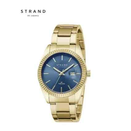 Strand By Obaku Wellington Beryl Analog Blue Dial Men's Watch