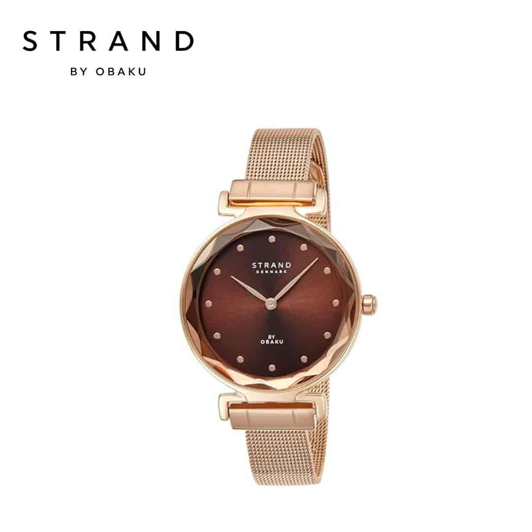 Strand By Obaku Guava Walnut Women Watch- S731LXVNMN