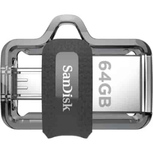 Sandisk Dual Drive With Usb 3.0 Mini Port 64 Gb