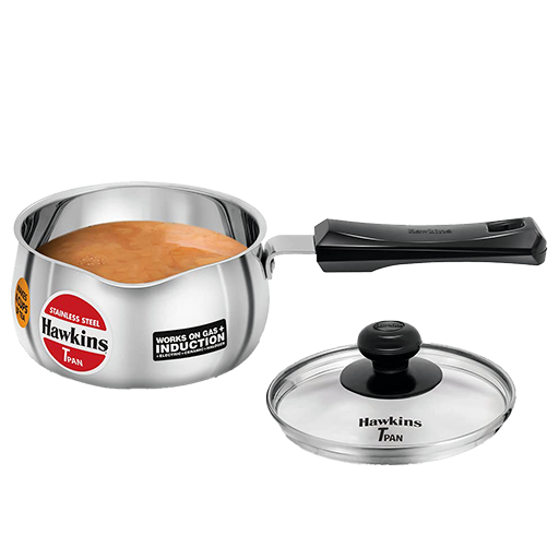 Hawkins T Pan 1 Litre with Glass lid