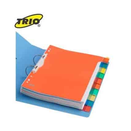 Trio P.P.Seperators 10 Parts With Index Tabs