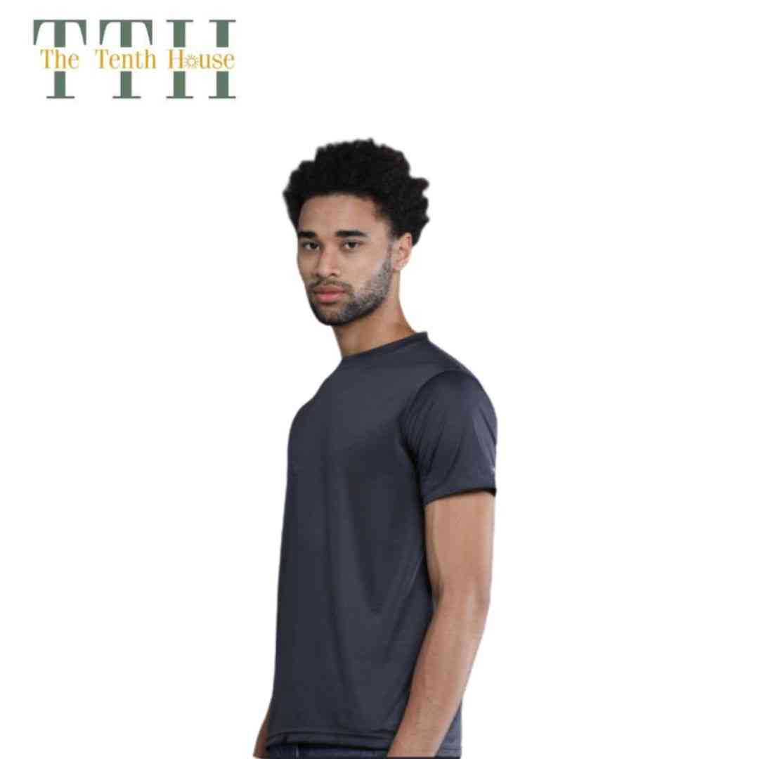 TTH Mobilitee Round Neck T Shirt Dark Grey