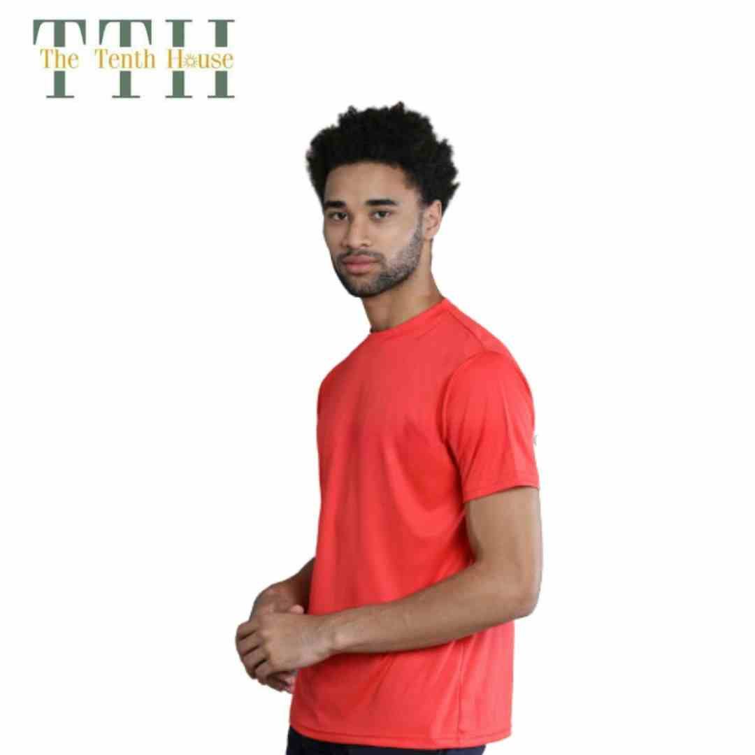 TTH Mobilitee Round Neck T Shirt Frost Red