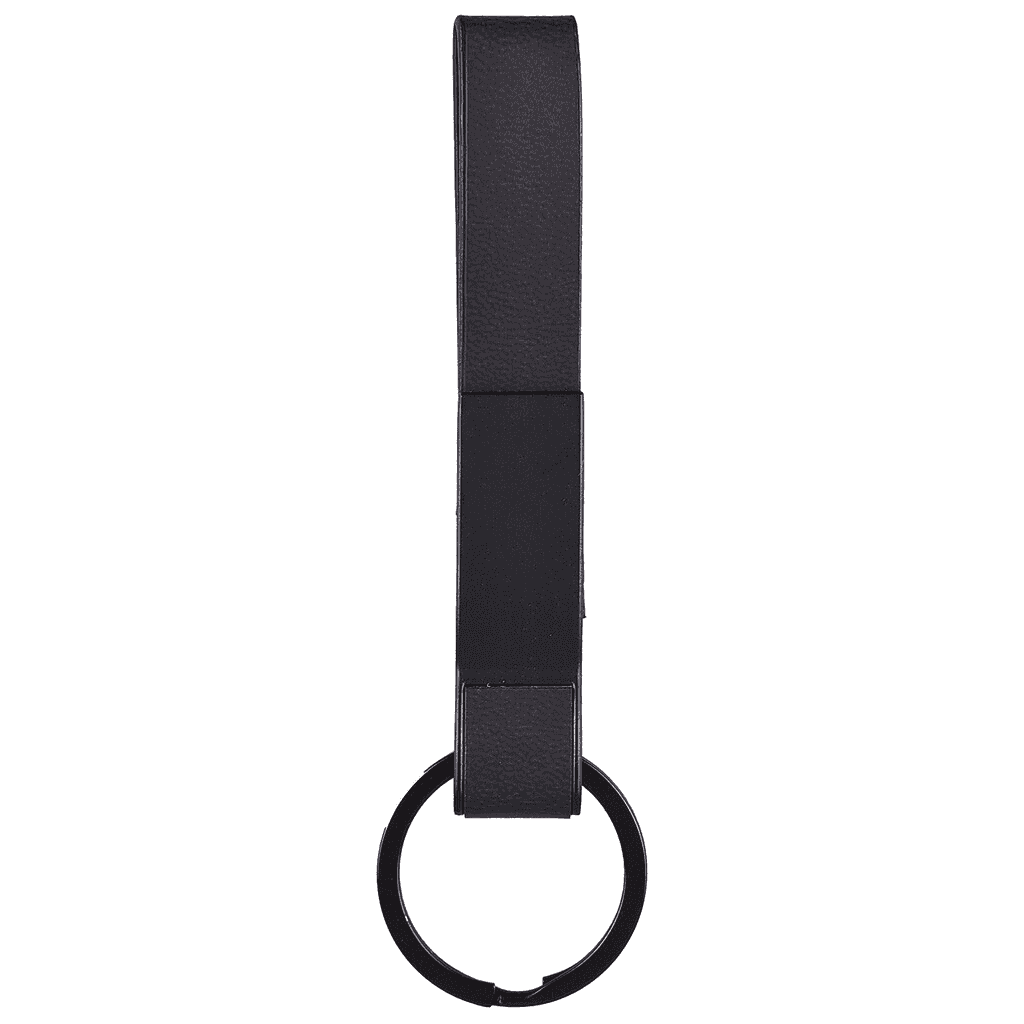 Urban Gear Blak Faux Leather Keychain