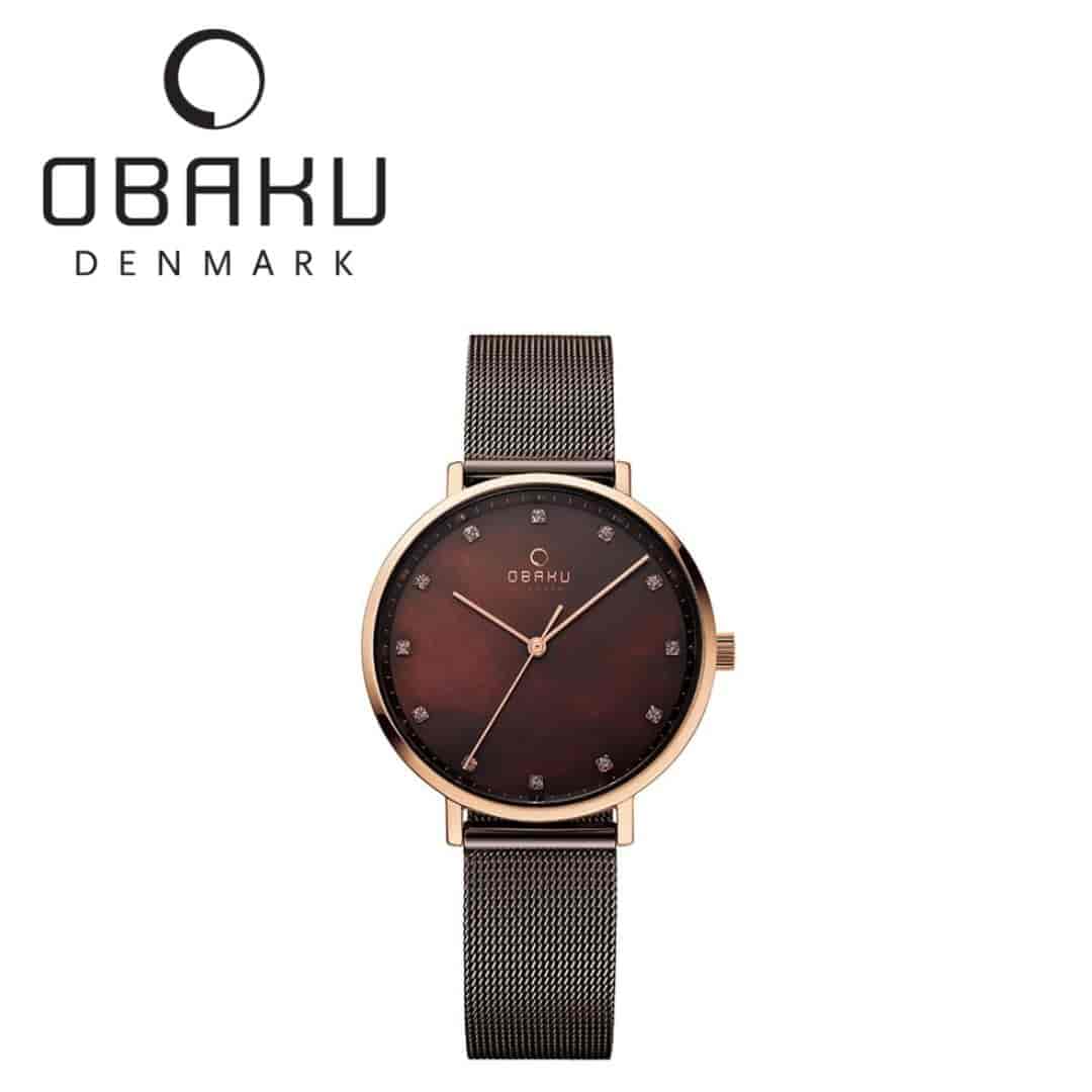 Obaku Vest Walnut Women Watch - V186LXVNMN