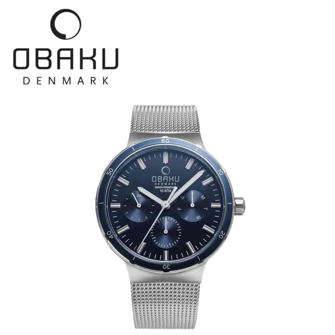 Obaku Dyb Cyan Men Watch - V220GMCLMC