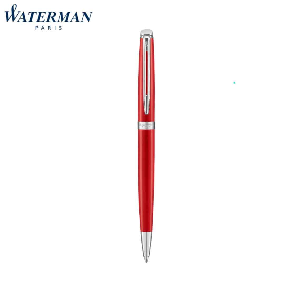 Waterman Hemisphere Matte Ss Ct Ball Red Pen