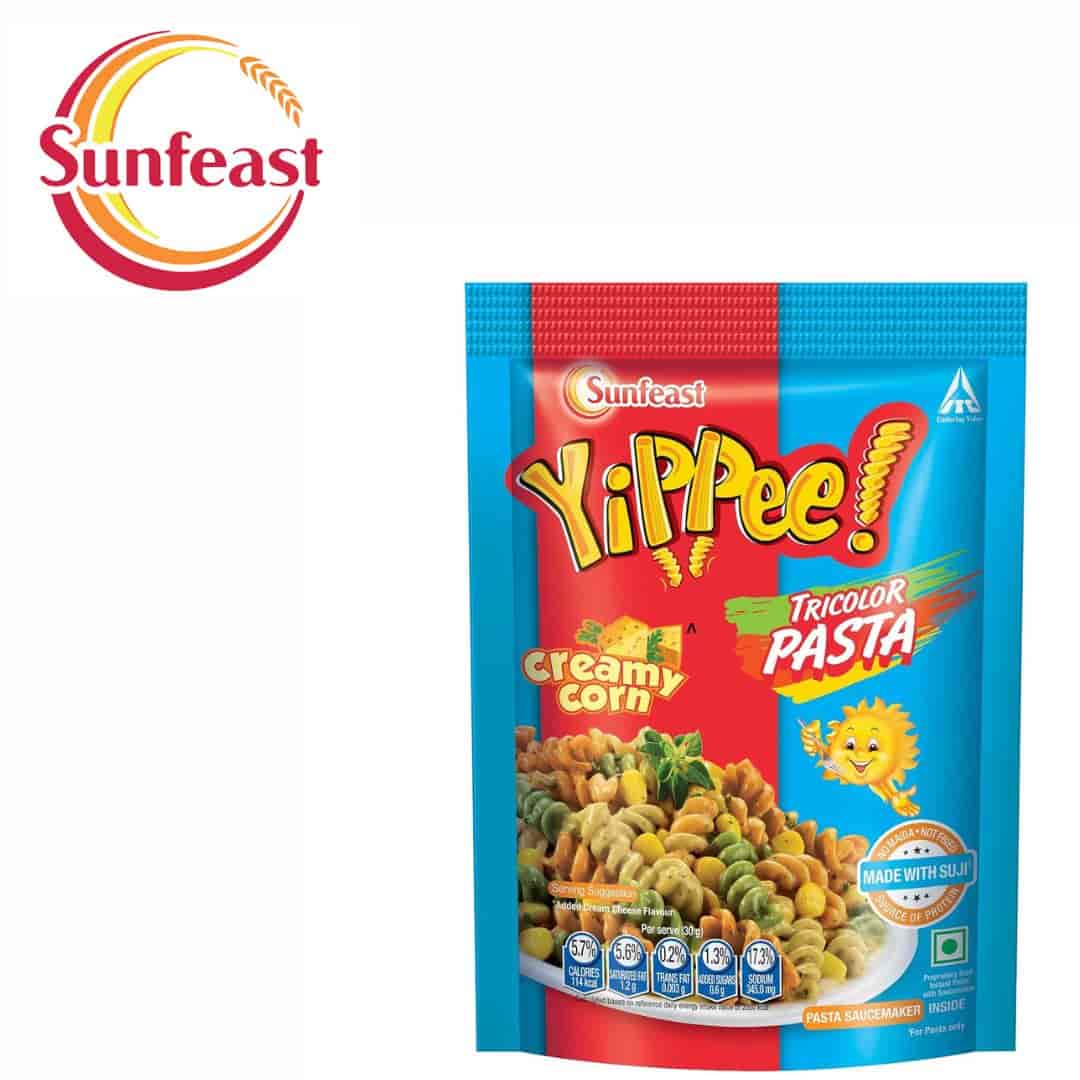 YIPPEE TRICOLOR PASTA CREAMY CORN 35G