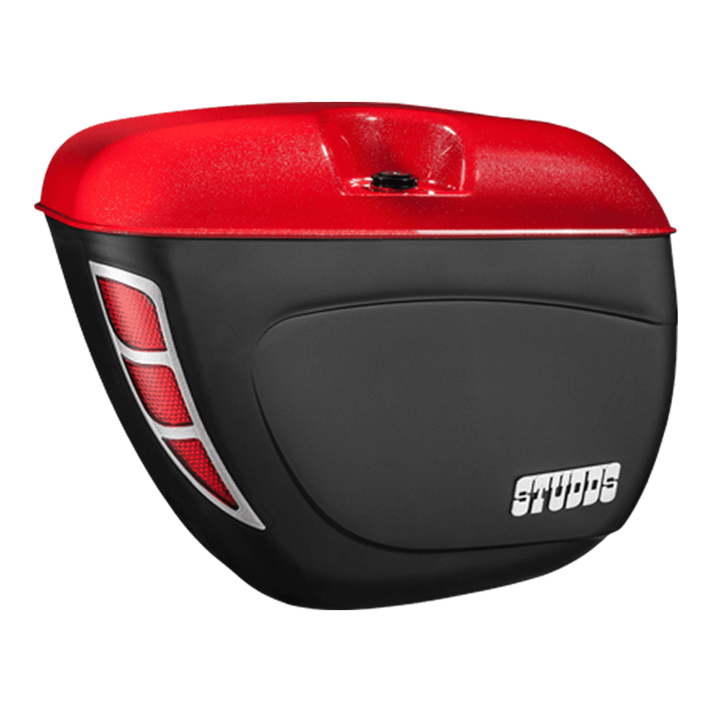 Studds 100 Cc Safari Box With Universal Fitments Sports Red