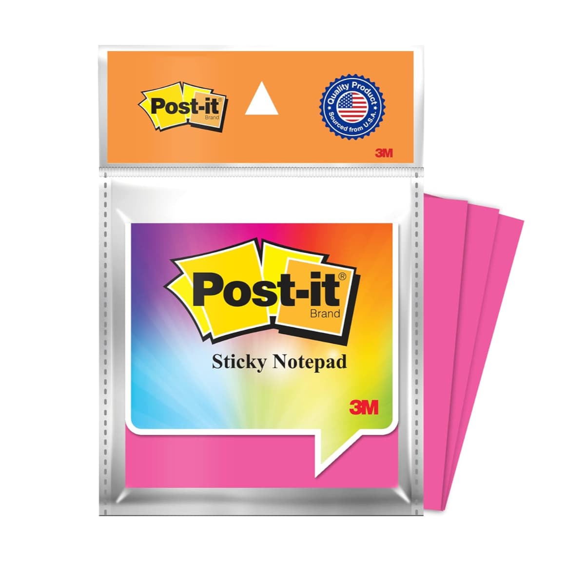 3M Post It Colour Notes 3InchX3Inch 100 Sheets