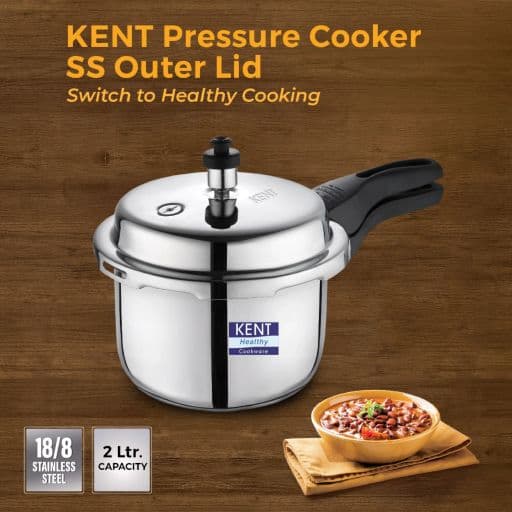 KENT 18011 SS Pressure Cooker Outer Lid 2 Ltr