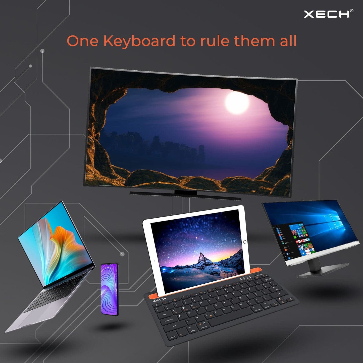 Xech Double Channel Keyboard