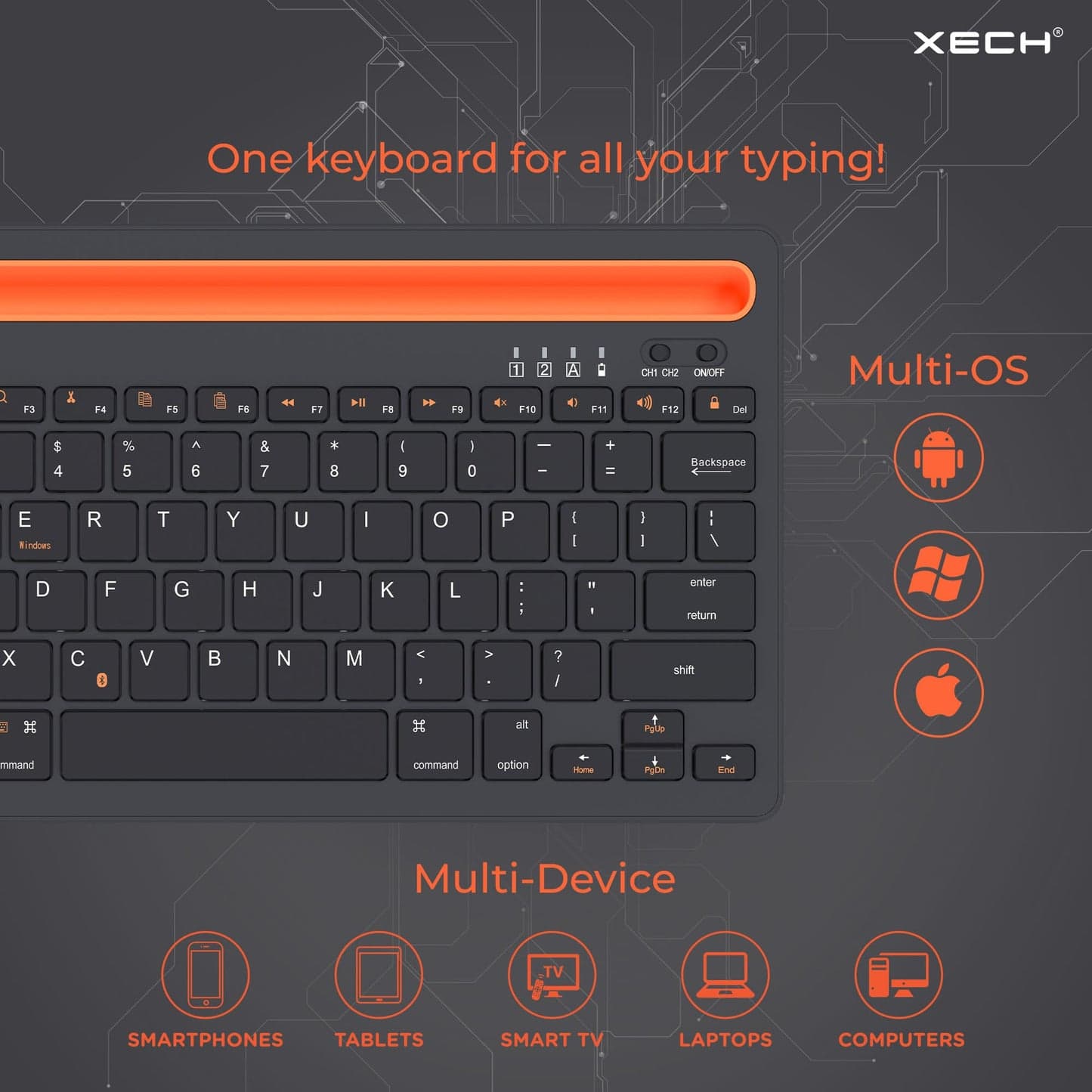 Xech Double Channel Keyboard