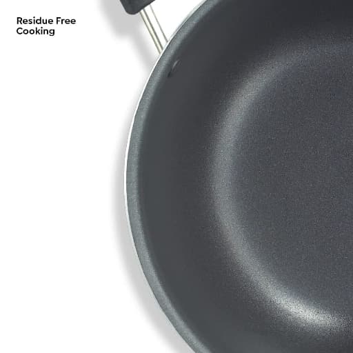 Prestige 30730 Omega Plus Flat Base Kadai 200 mm SS Lid