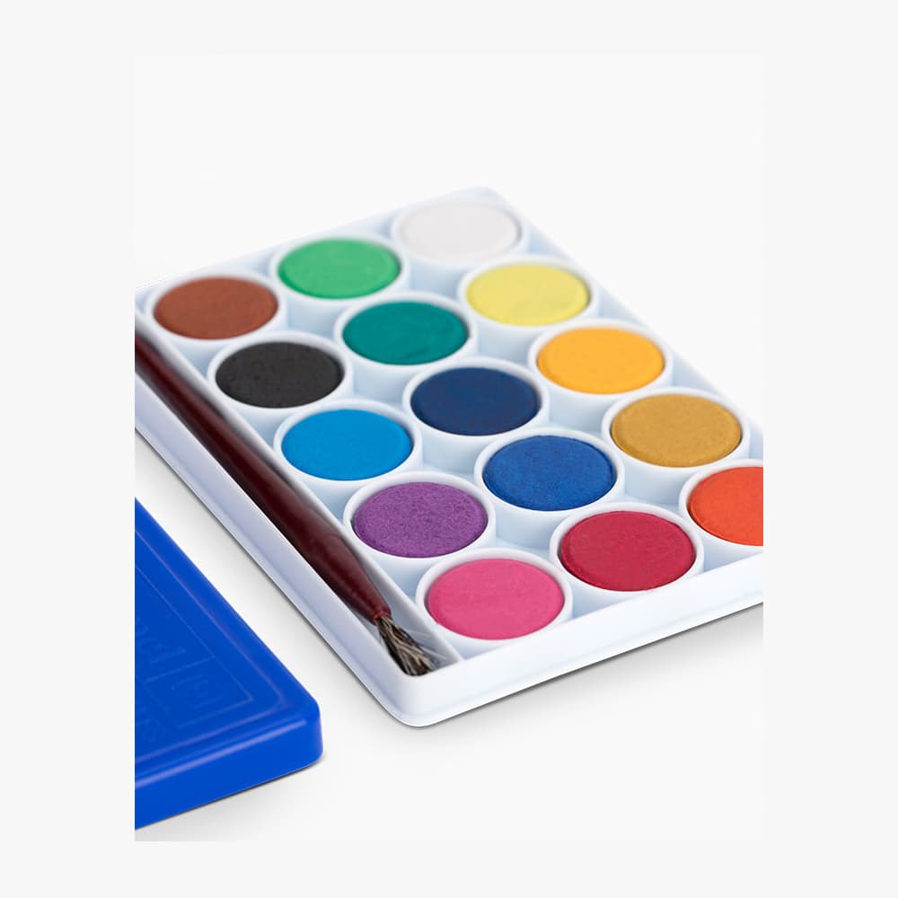 Camlin Junior Water Colour Cakes 15 Shades