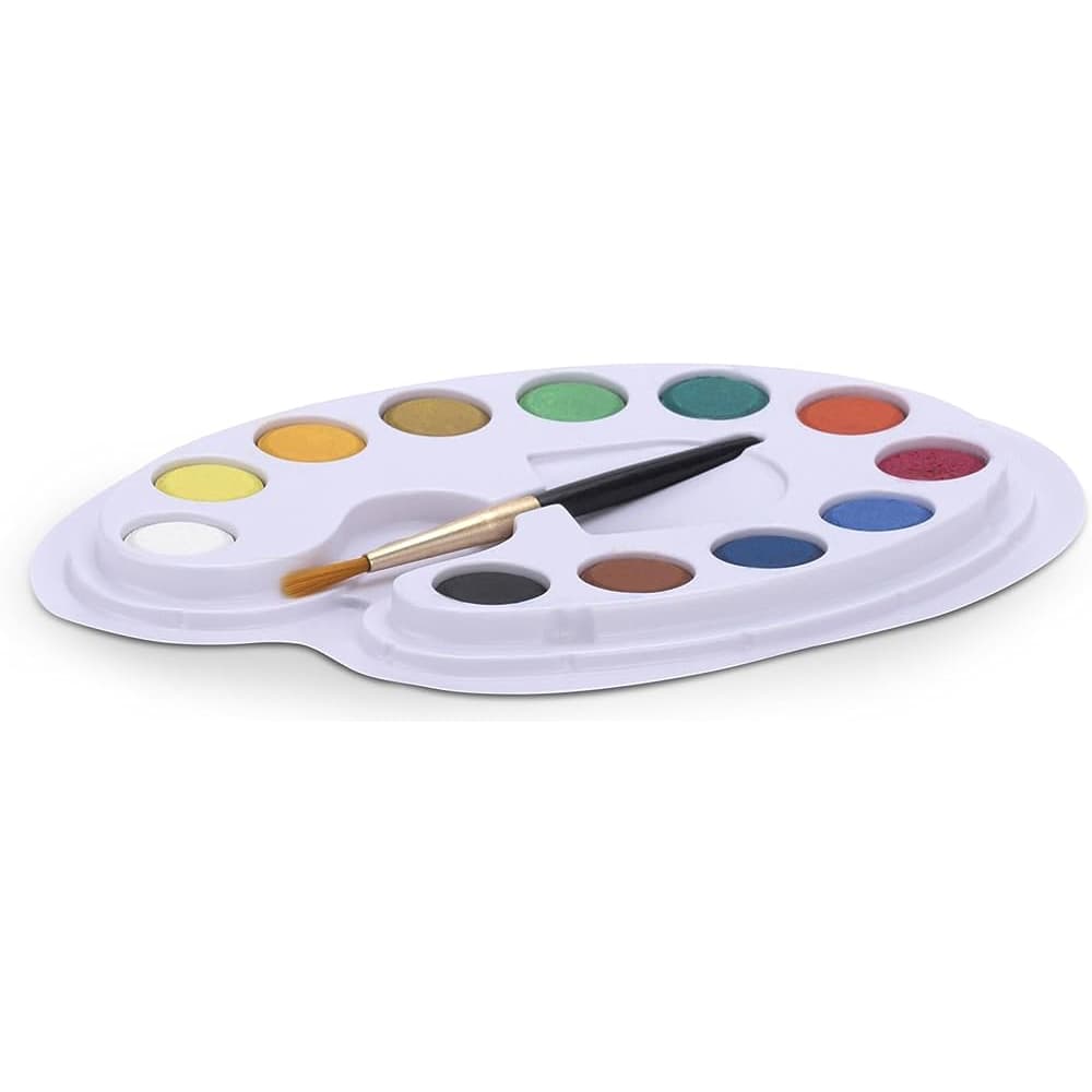 Camlin Junior Water Colour Cakes 12 Shades