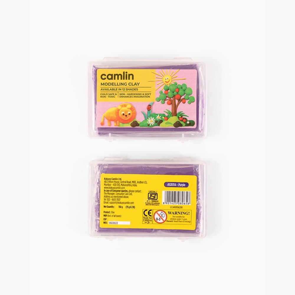 Camlin Modelling Clay 150 g Purple