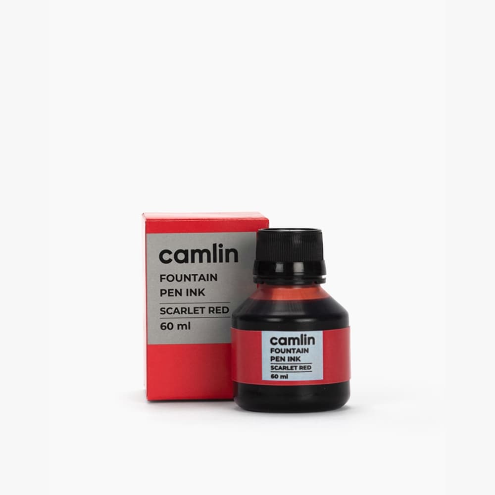 Camlin Fountain Pen Ink Red