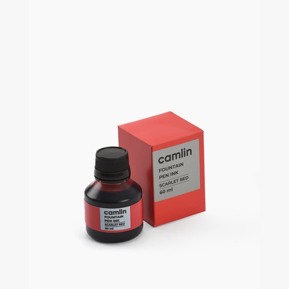 Camlin Fountain Pen Ink Red