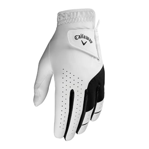 Callaway 5319221 Weather Spann Mlh M/L Wht 19 Gloves