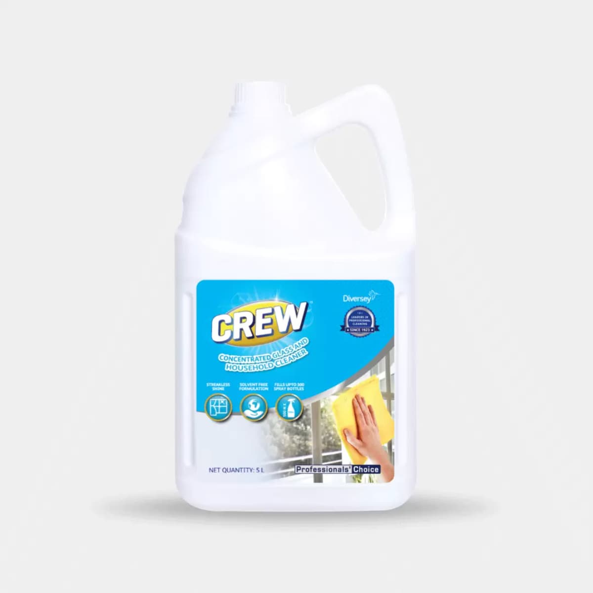 Diversey Prosumer Crew Concentrated Glass and Household Cleaner 5L