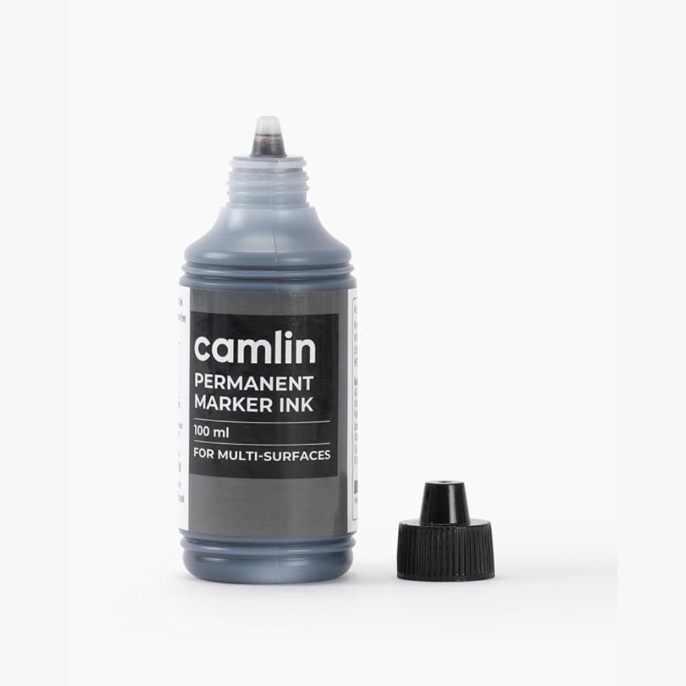 Camlin Permanent Marker Ink Black 100 ml