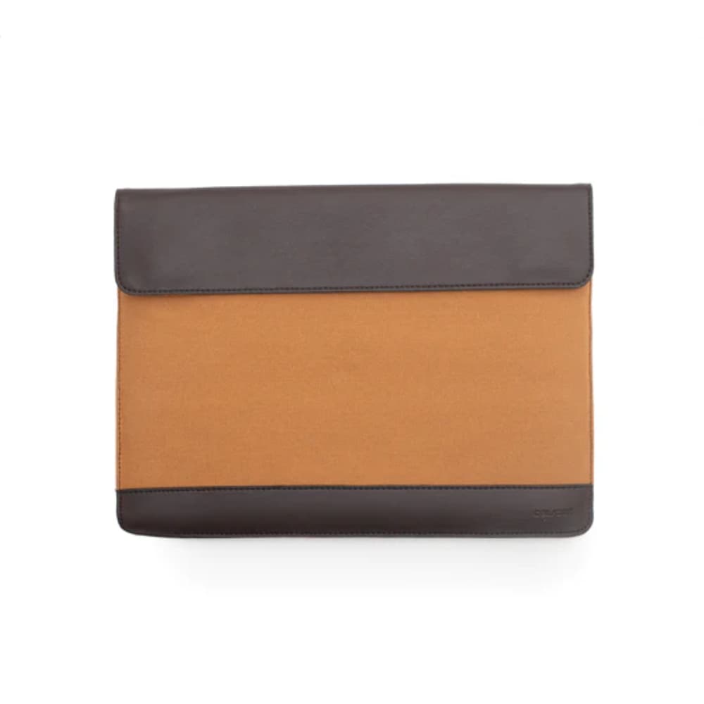 Oblique Lapido Laptop Sleeve Khakhi&Brown