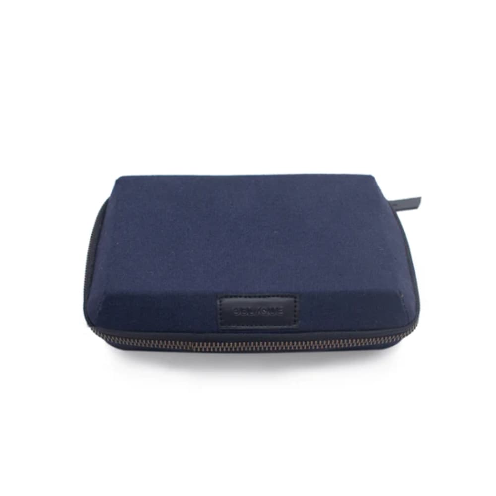 Oblique Ally Canvas Tech Pouch Navy