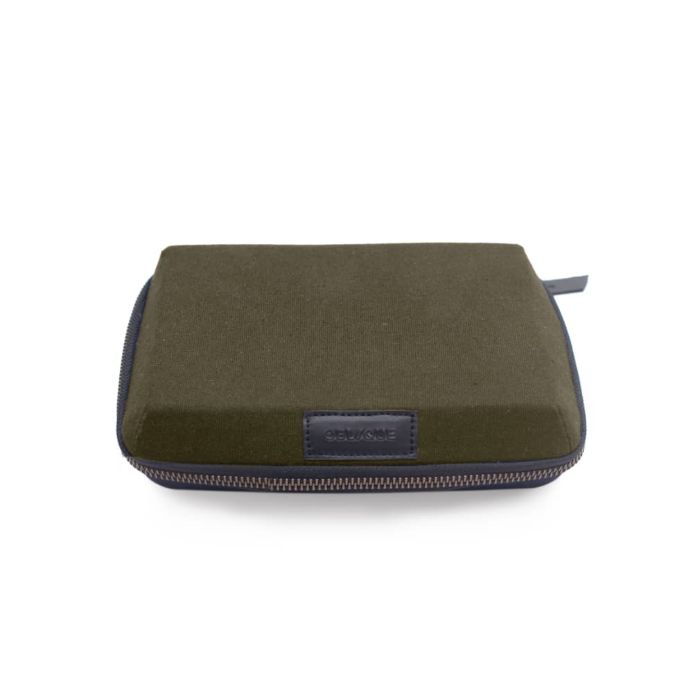 Oblique Ally Canvas Tech Pouch Olive