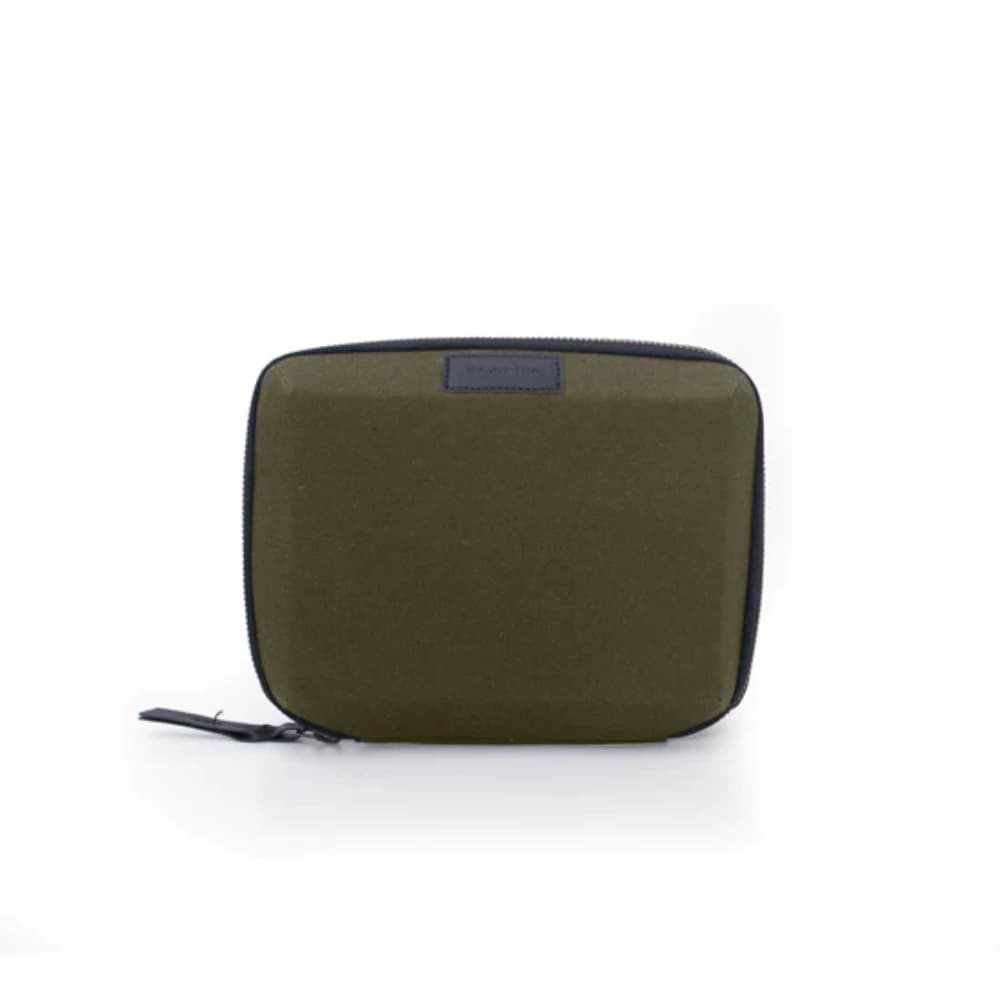 Oblique Ally Canvas Tech Pouch Olive