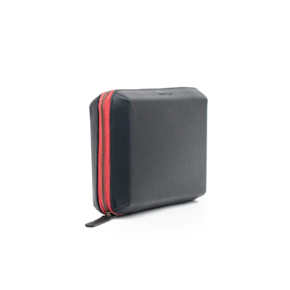 Oblique Ally PU Tech Pouch Black&Red