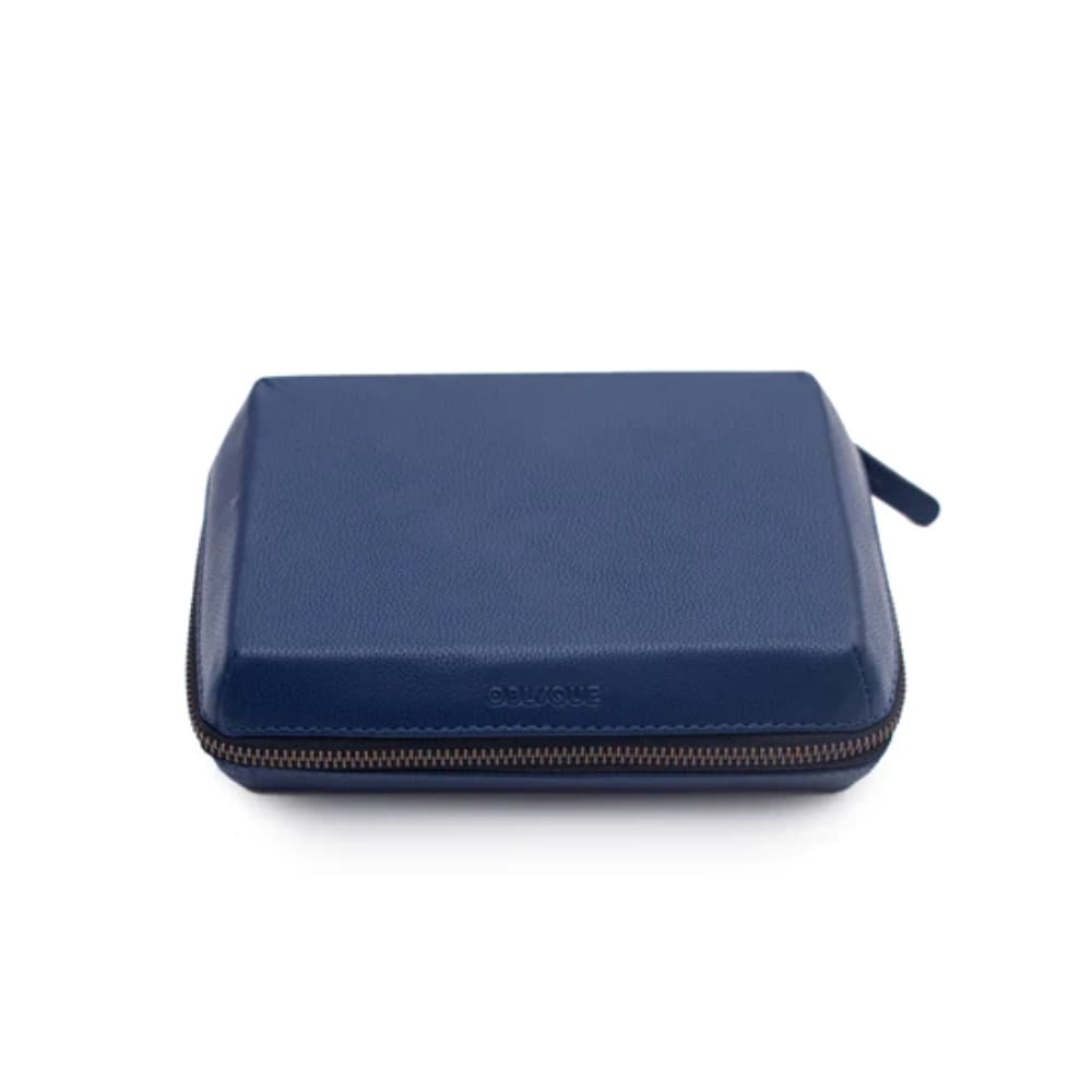 Oblique Ally PU Tech Pouch Navy